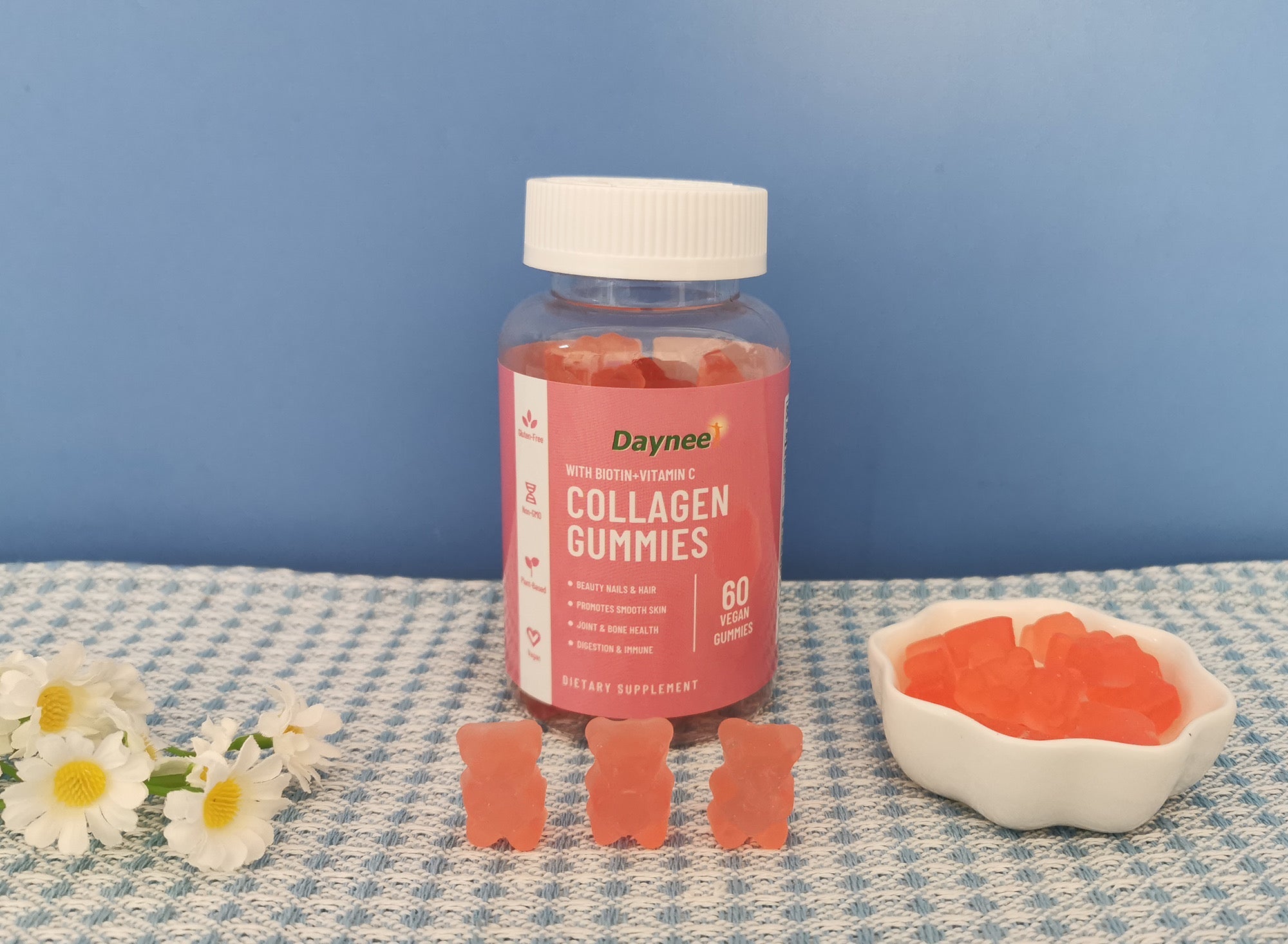 Collagen Gummies with Biotin and Vitamin C | Dietary Supplement for Skin, Hair, Bone, Joint and Nail Care - Image 15
