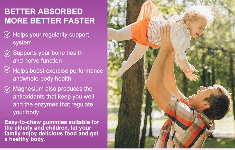 Calcium + Vitamin D3 Gummies with Magnesium Glycinate | Dietary Supplement for Stronger Bones & Teeth, Osteoporosis, and Immune System - Image 7
