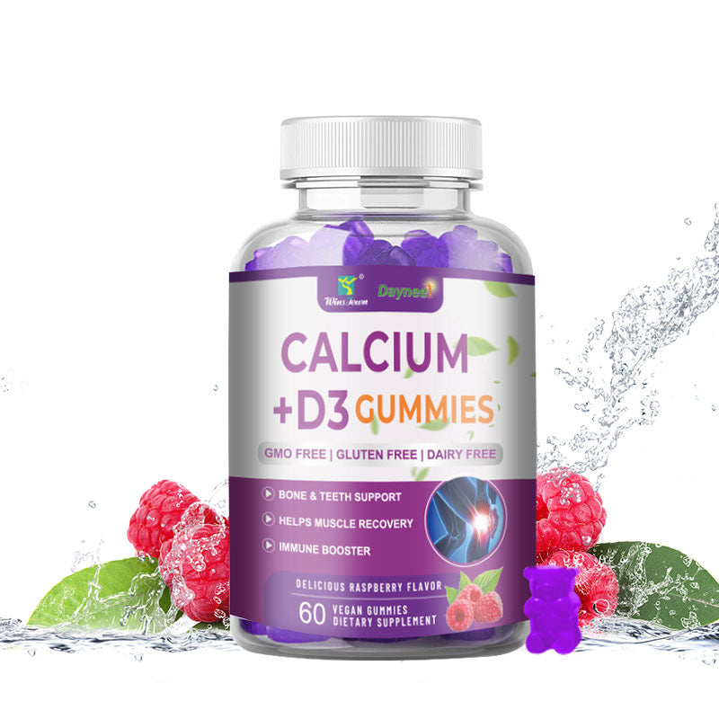 Calcium + Vitamin D3 Gummies with Magnesium Glycinate | Dietary Supplement for Stronger Bones & Teeth, Osteoporosis, and Immune System - Image 11