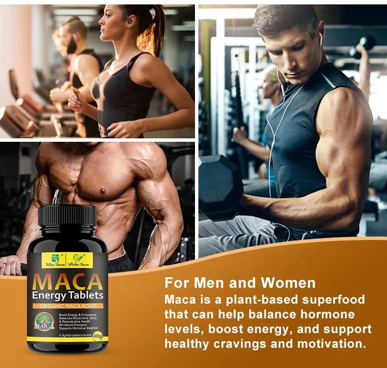 Maca Energy Tablets (48g) | Dietary Supplement for Energy, Hormonal Balance, Mood, and Reproductive Health - Image 2