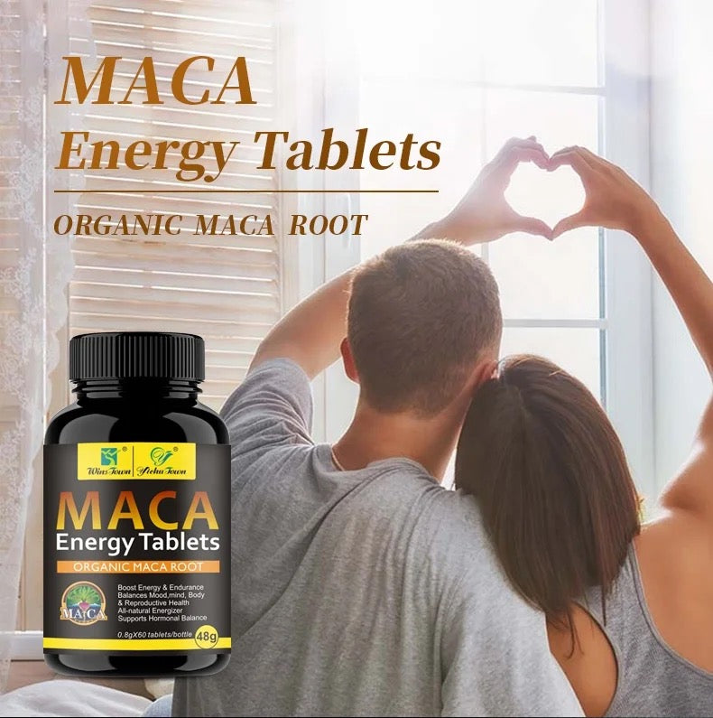 Maca Energy Tablets (48g) | Dietary Supplement for Energy, Hormonal Balance, Mood, and Reproductive Health - Image 3