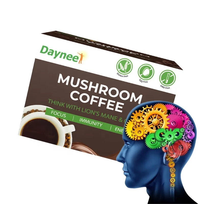 Mushroom Coffee with Protein and Caffeine | Instant Coffee for Energy, Focus, Gut, Memory, and Immunity - Image 4