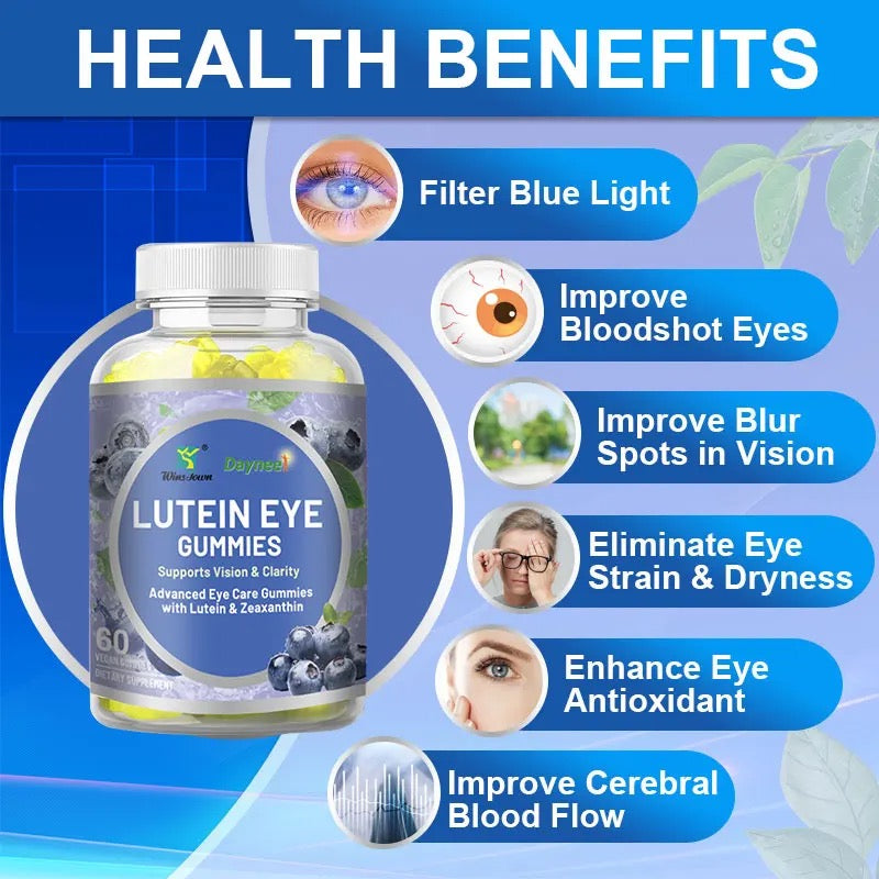 Lutein Eye Gummies with Zeaxanthin | Dietary Supplement for Cataracts, AMD, Night Vision, and Eye Care - Image 2