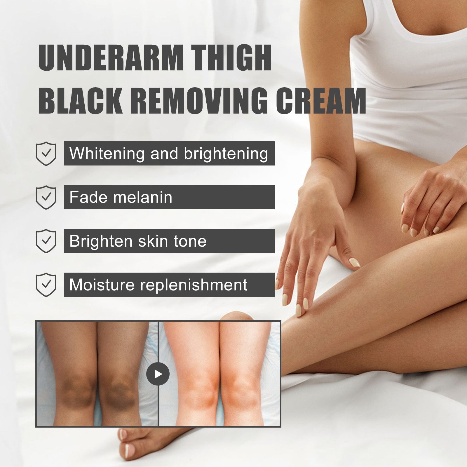 JAYSUING Snow Bleach Cream (30ml) | Intensive Skin Brightening Solution for Face and Body - Image 3