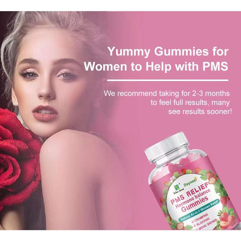 PMS Relief and Hormonal Balance Gummies | Dietary Supplement for Cramping, Bloating, and Mood Swing - Image 6