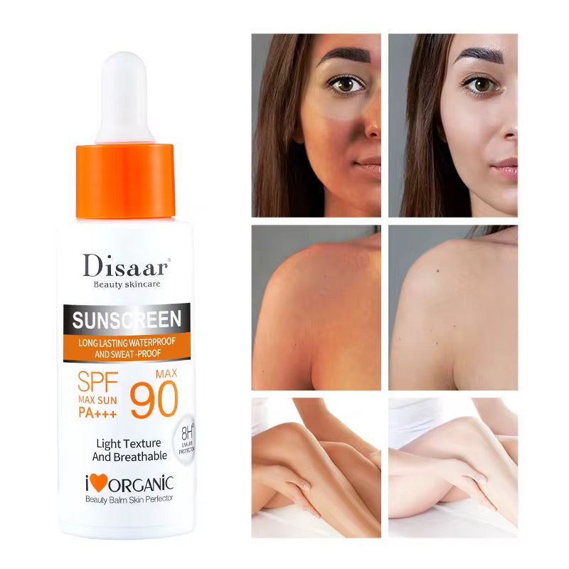 Disaar SPF 90 PA+++ Sunscreen Serum (50ml, UVA/UVB Protection) | Body Serum for Advanced UVA/UVB Protection, Moisturizing, and Sun Blocking - Image 7