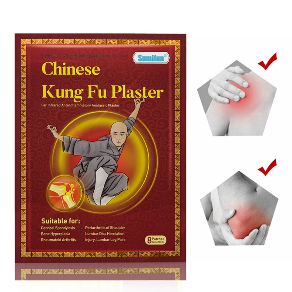 Chinese Kung Fu Plaster | Medicated Plaster for Cervical Spondyiosis, Bone Hyperplasia, Arthritis, and Lumbar Disc Herniation - Image 2