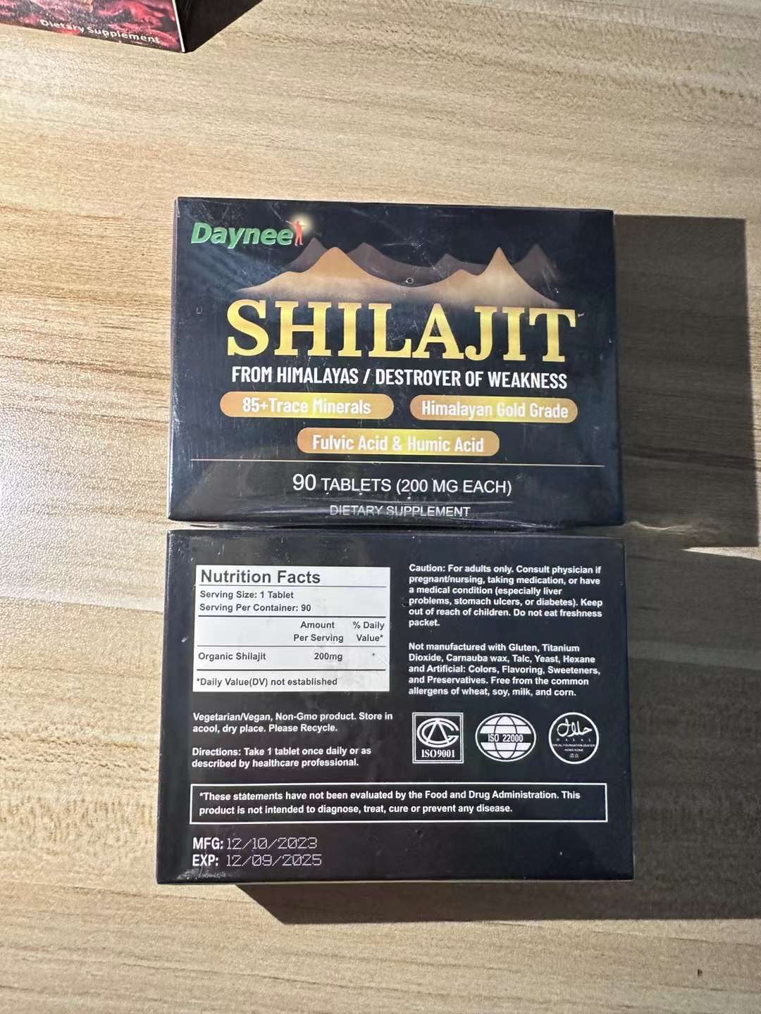 Himalayan Shilajit Tablet with Fulvic and Humic Acid (90 tablets, 200mg, 85+ Trace Minerals) - Image 7
