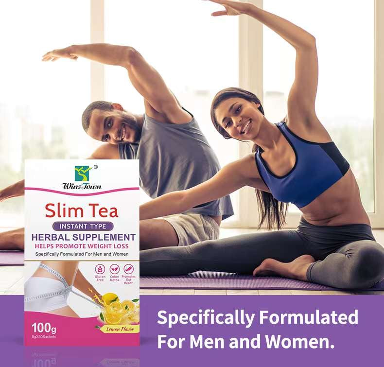 Slim Tea with Lemon Flavor | Instant Tea for Weight Loss, Constipation, and Cleansing Colon - Image 3