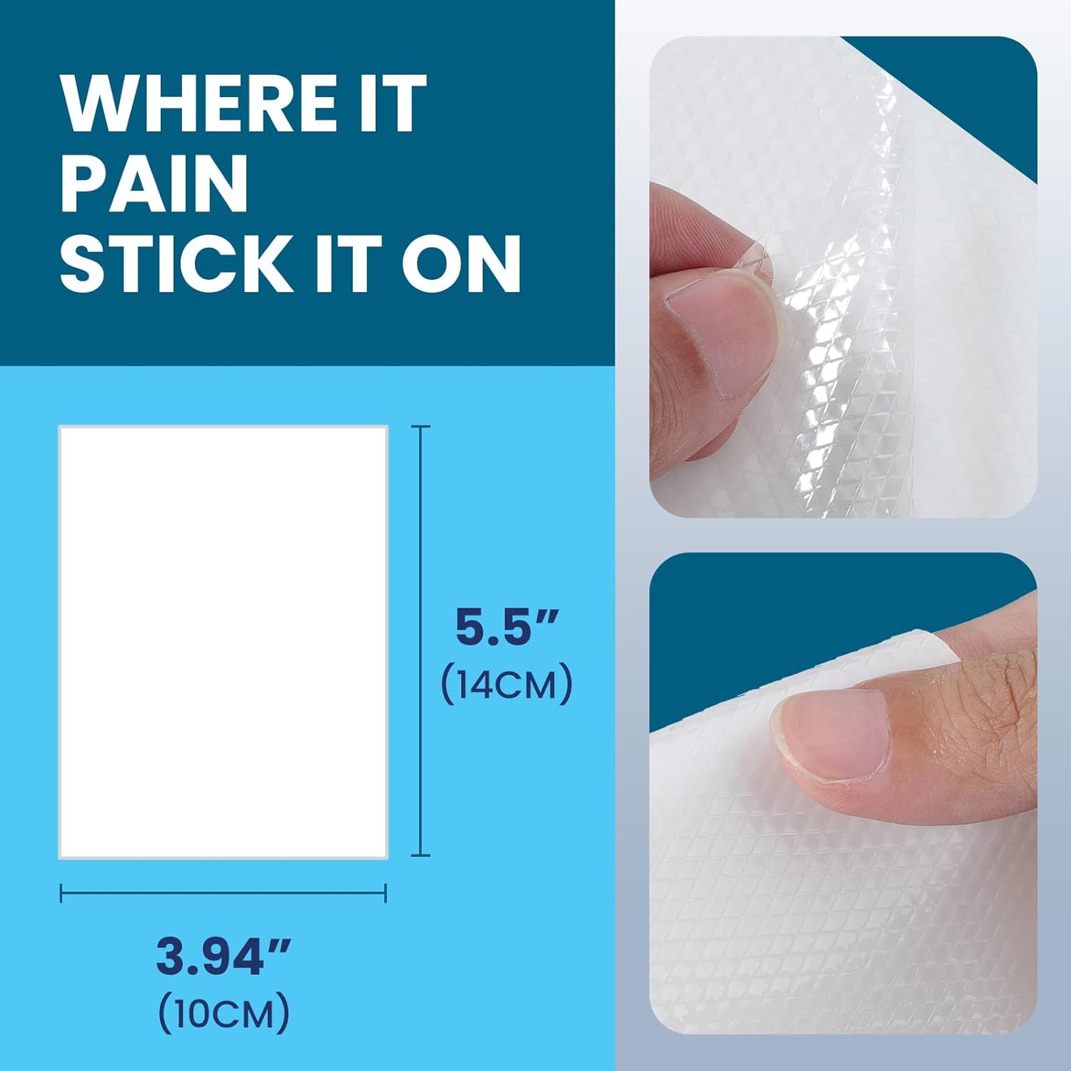 Lidocaine Pain Relief Gel-Patch (4% Lidocaine, 18 patches) | Medicated Patch for Numbing Muscle and Body Pains Relief - Image 12
