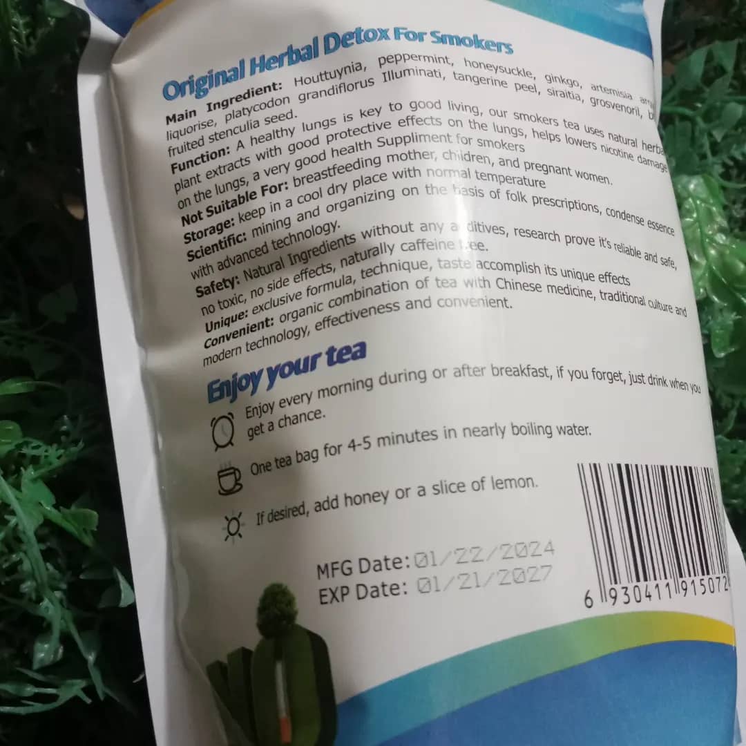 Detox Tea for Smokers (30 teabags) - Image 7