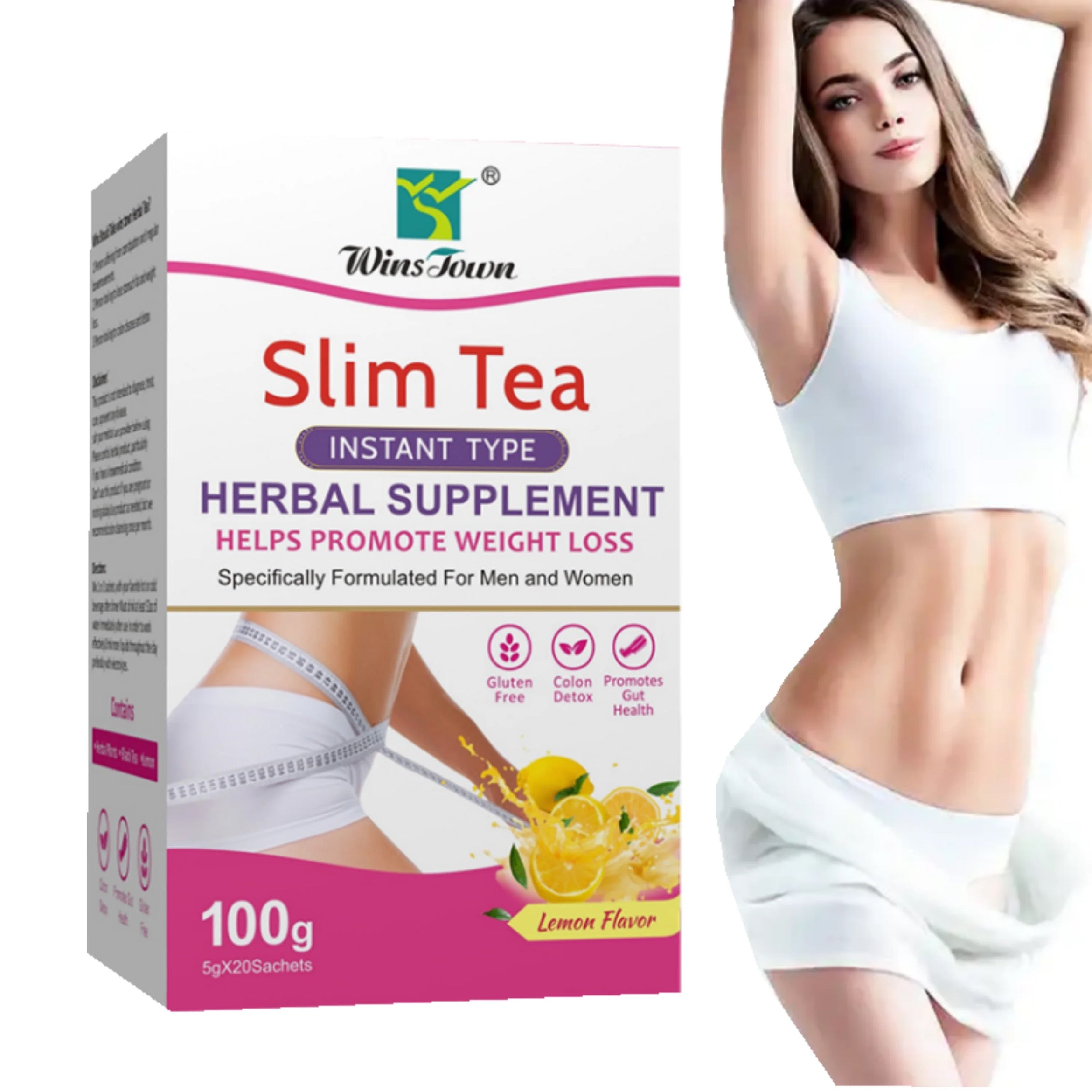Slim Tea with Lemon Flavor | Instant Tea for Weight Loss, Constipation, and Cleansing Colon - Image 5