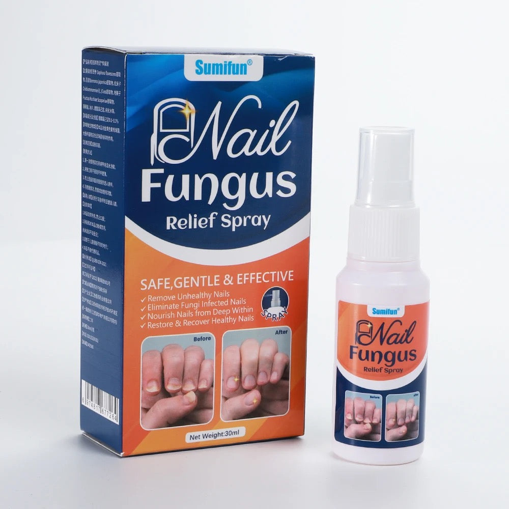 Nail Fungus Relief Spray | Topical Spray for Infected, Damaged and Discolored Nails