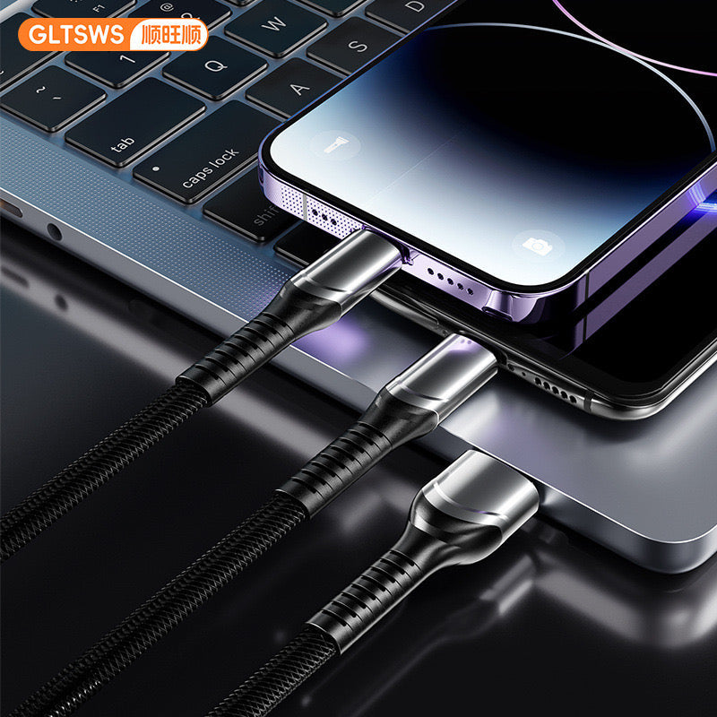 200W 3-in-1 Super Fast Charging Cable (1.8 and 2.0 meters) - Image 4