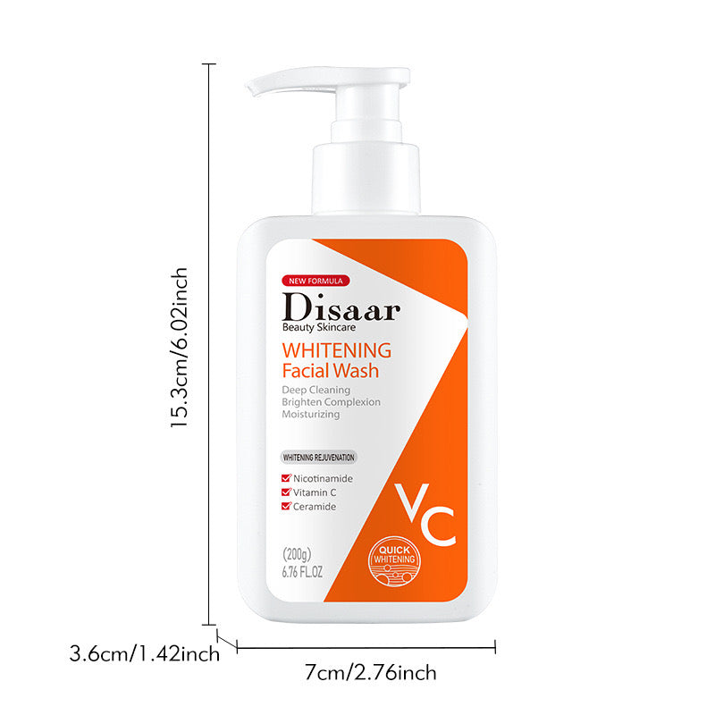 Disaar Whitening Facial Wash with Vitamin C and Nicotinamide (200 grams) - Image 10
