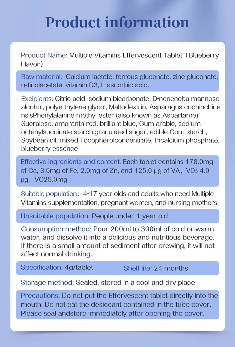 Multivitamin Effervescent Tablets - Image 8