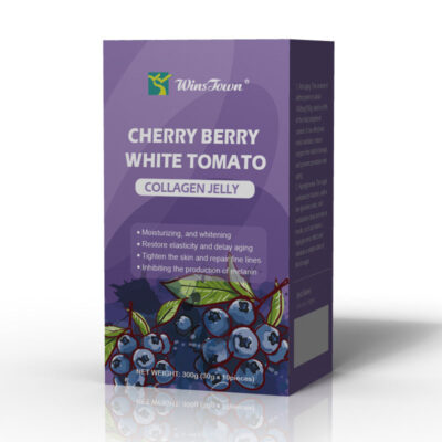 Cherry Berry, White Tomato and Collagen Jelly