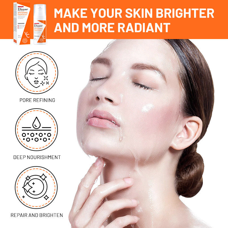 DISAAR Whitening Facial Serum with Vitamin C, Nicotinamide, and Hyaluronic Acid (50ml) - Image 5