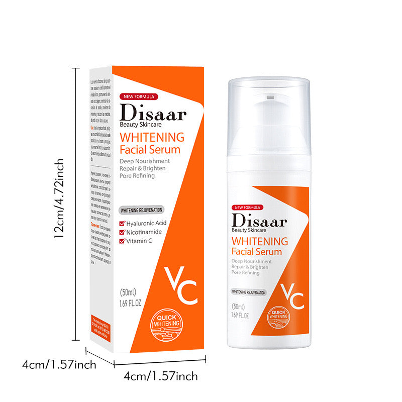 DISAAR Whitening Facial Serum with Vitamin C, Nicotinamide, and Hyaluronic Acid (50ml) - Image 9