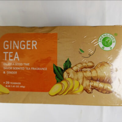 Ginger Tea with Green Tea | Herbal Tea for Asthma, Cold, Cough, Nausea, and Morning Sickness