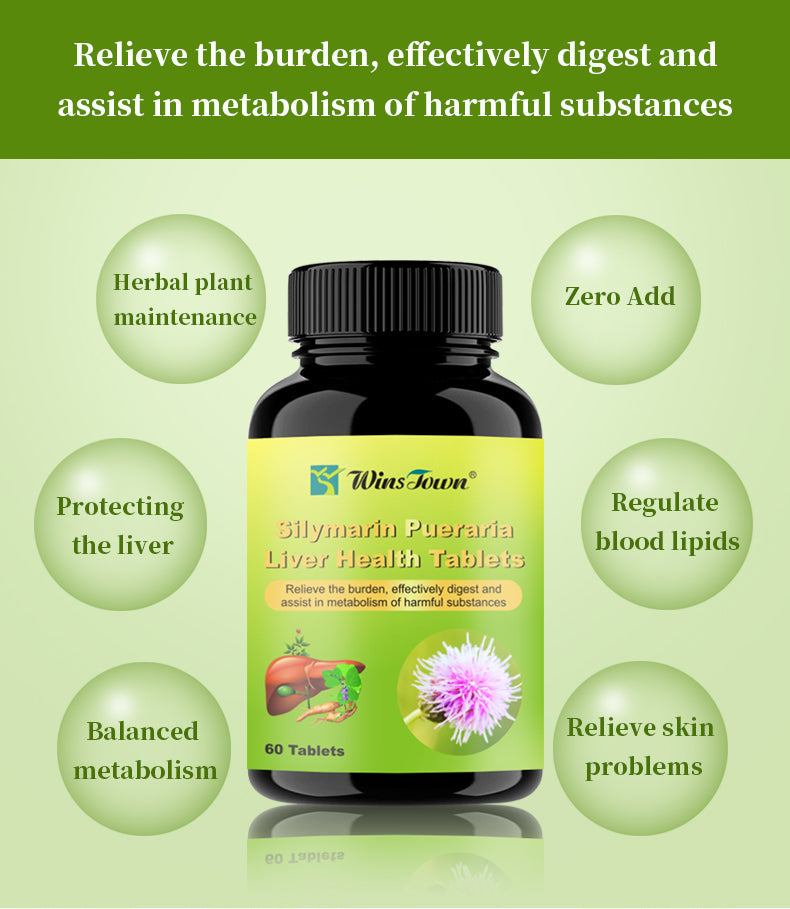 Liver Health Tablet with Milk Thistle and Pueraria | Dietary Supplement for Cirrhosis, Jaundice, Fatty Liver, and Chronic Liver Diseases - Image 3