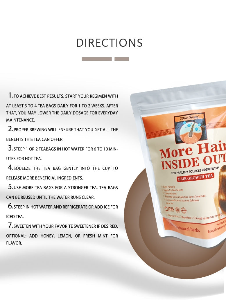 Hair Growth Tea | Herbal Tea for Hair Growth, Healthy Follicles, and Alopecia Treatment - Image 11