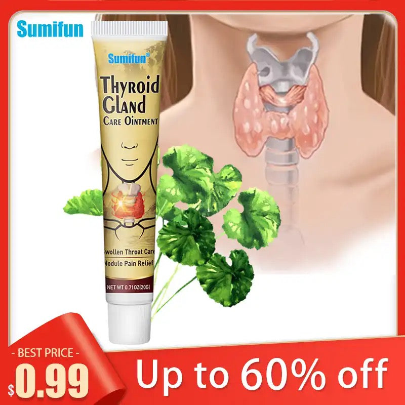 Sumifun Thyroid Gland Care Ointment | Topical Ointment for Goiter, Swollen Throat, and Nodule Pain - Image 12