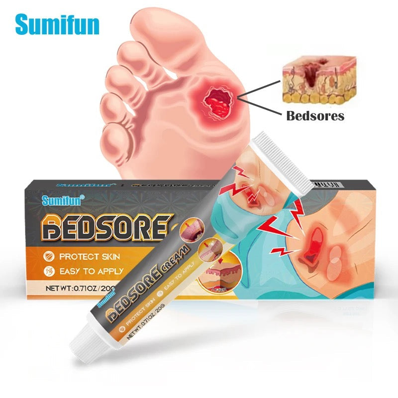 Bed Sores Cream | Herbal Ointment for Decubitus Ulcers, Wound Healing, and Pressure Ulcers