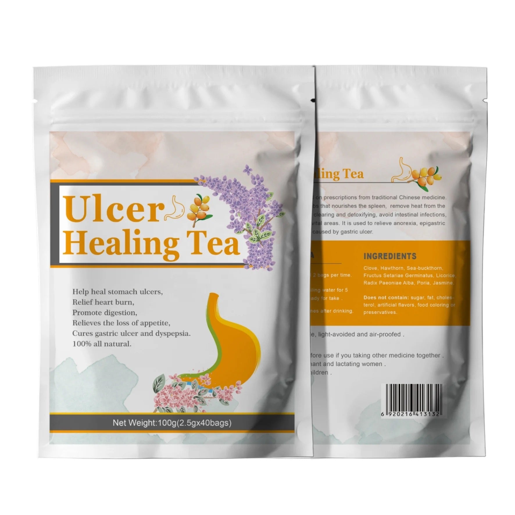 Ulcer Healing Tea | Herbal Tea for Stomach Ulcer, Heart Burn, Gastric Ulcer, and Dyspepsia - Image 6