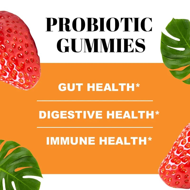 Probiotic Gummies (1 Bullion CFUs) | Dietary Supplement for Gut, Digestive and Immune Health - Image 3