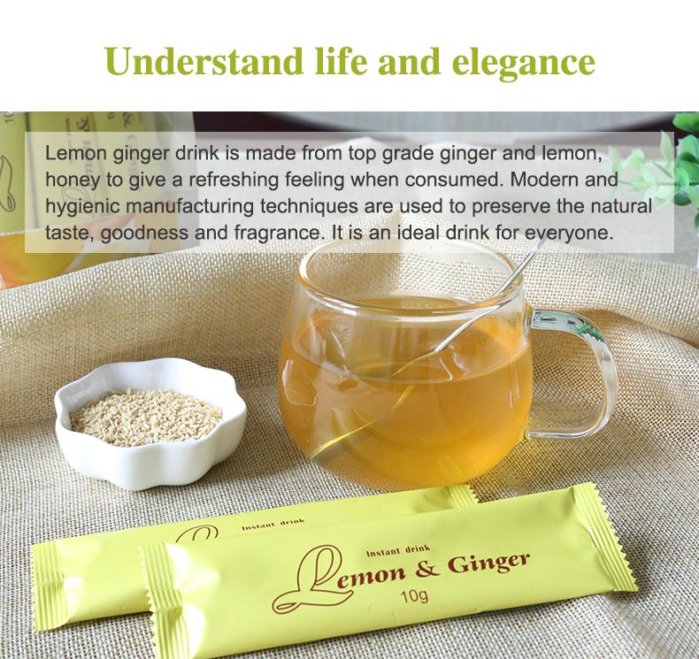 Lemon and Ginger Tea with Honey | Herbal Tea for Cold, Cough, and Body Detox - Image 2