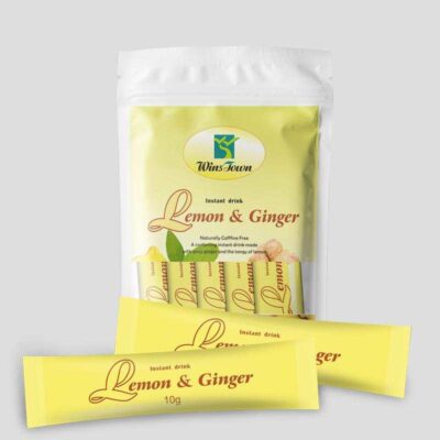 Lemon and Ginger Tea with Honey | Herbal Tea for Cold, Cough, and Body Detox
