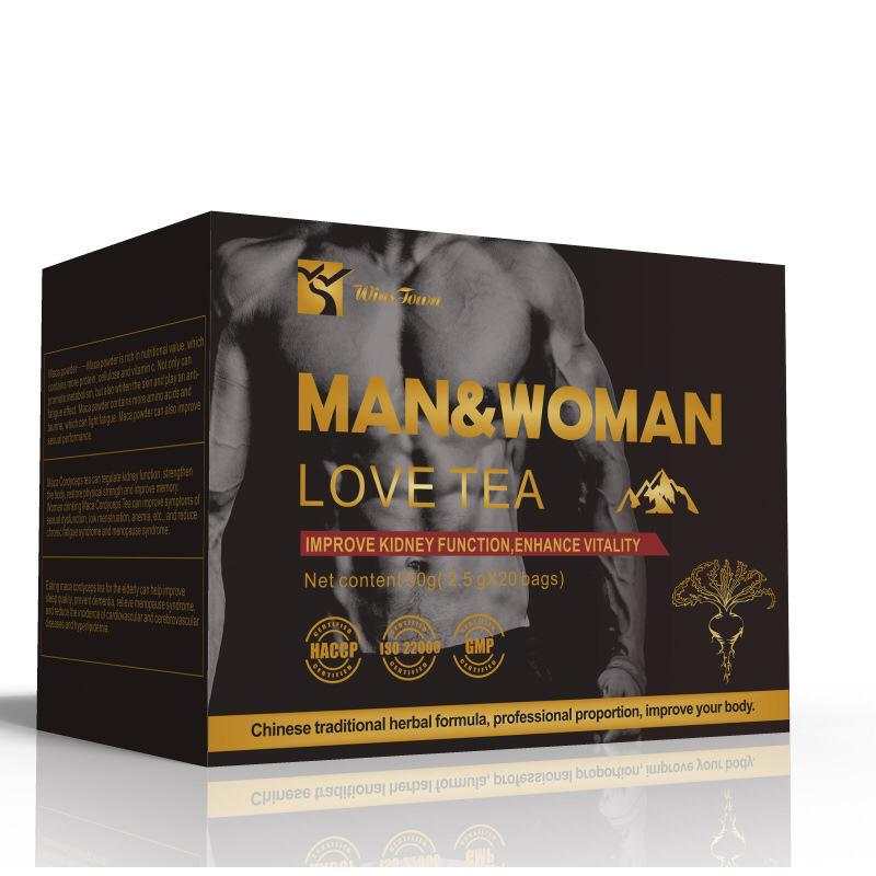 Man and Woman Love Tea | Sex Enhancement Tea with Maca Cordyceps