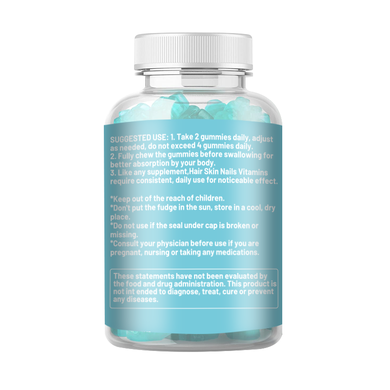 Hair, Skin and Nails Vitamin Gummies | Dietary Supplement for Hair Growth, Youthful Skin, and Stronger Nails - Image 11