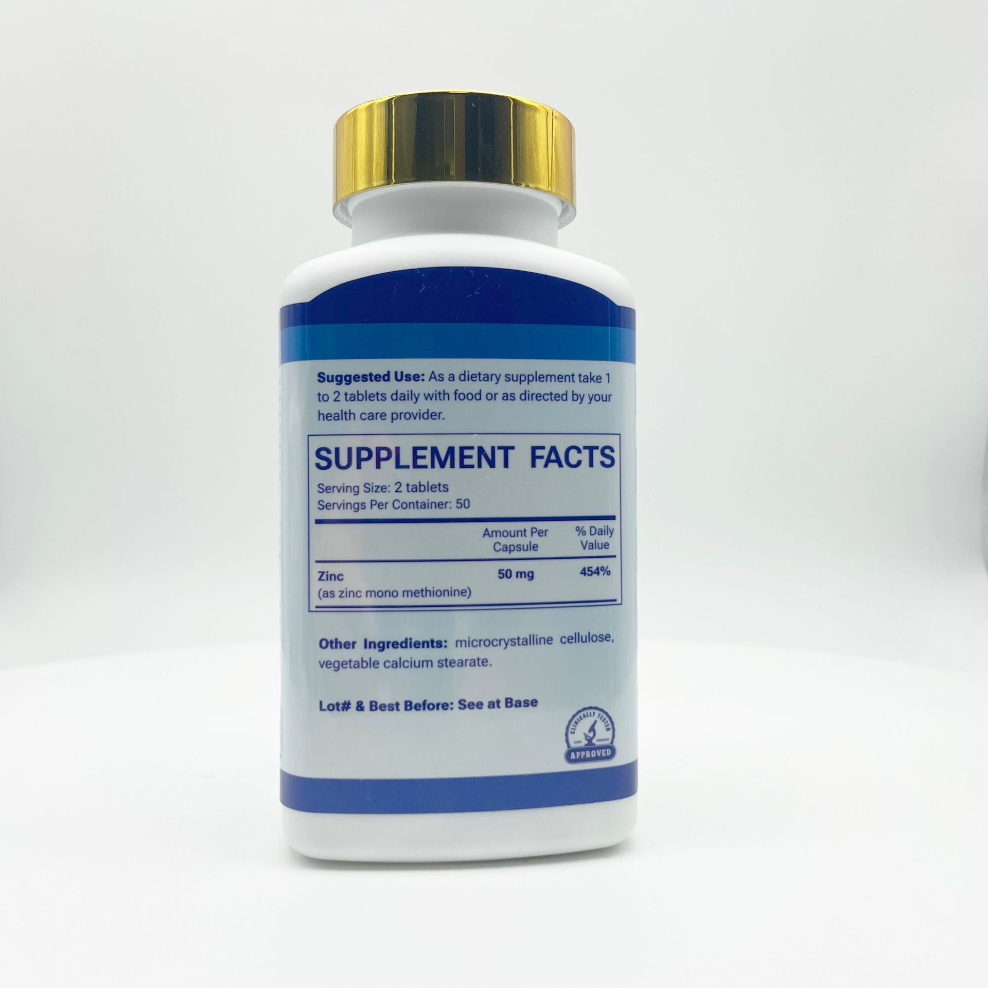 Zinc Tablets (100 tablets, 50mg) | Dietary Supplement for Immune Health, Cell Function, and Wellness Support - Image 7