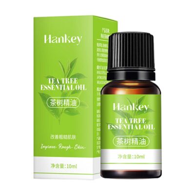 HANKEY Tea Tree Essential Oil for Massage and Aromatherapy (10ml) | Relaxing, Moisturizing and Elasticity Essential Oil