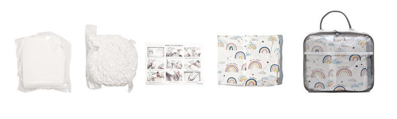 Portable Baby Nest Bed for Newborns (0-18 months old, 90*50cm size) | Travel-Friendly Baby Lounger and Co-Sleeper Bed - Image 15