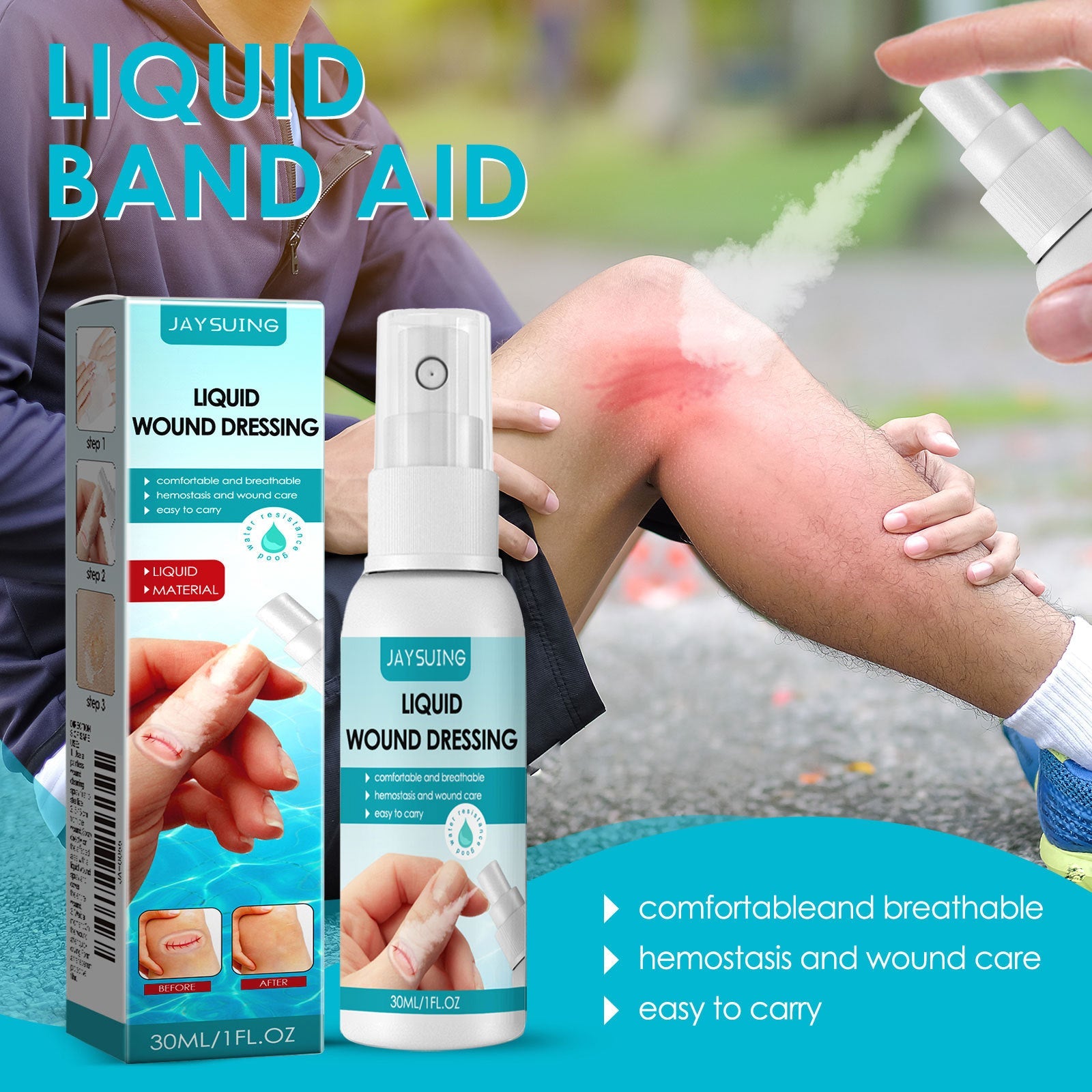 Liquid Wound Dressing | Liquid First Aid for Cuts and Wounds - Image 5