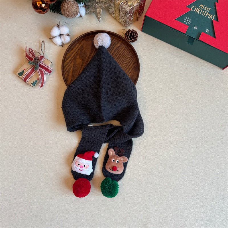 Cute Baby Christmas Hooded Scarf (1.5-6 years old, 47-52cm head circumference) | Ultra-Soft Baby Hood + Scarf for Cold Weather - Image 33