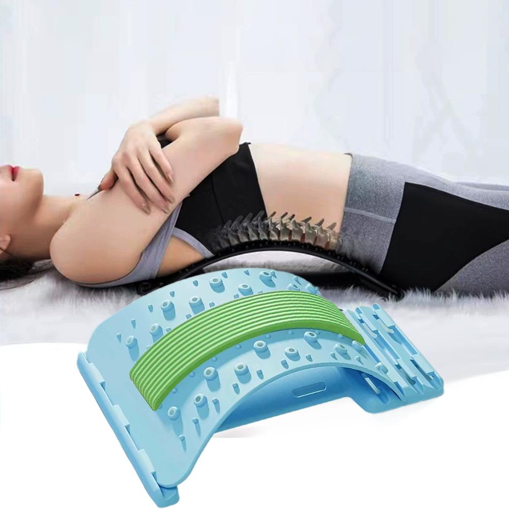 Adjustable Lumbar Stretcher for Back Pain Relief | 3-Level Back Stretcher, Lumbar Traction, and Lower Back Massage Board - Image 8