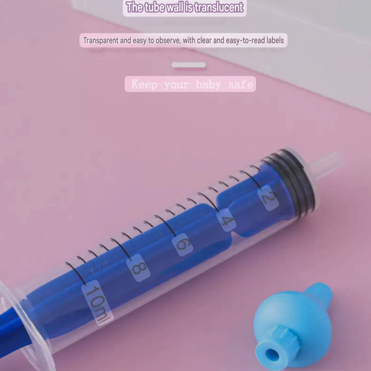 Syringe-Type Baby Nasal Aspirator and Rinse Tool | Manual Baby Nasal Irrigator - Image 3