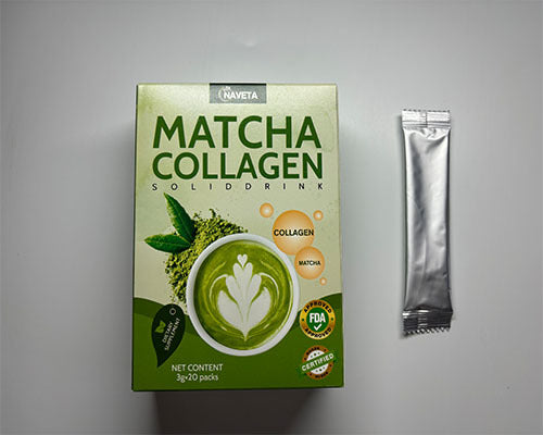 Matcha Collagen Solid Drink (20 sachets) | Beauty and Energy Green Tea Drink - Image 7
