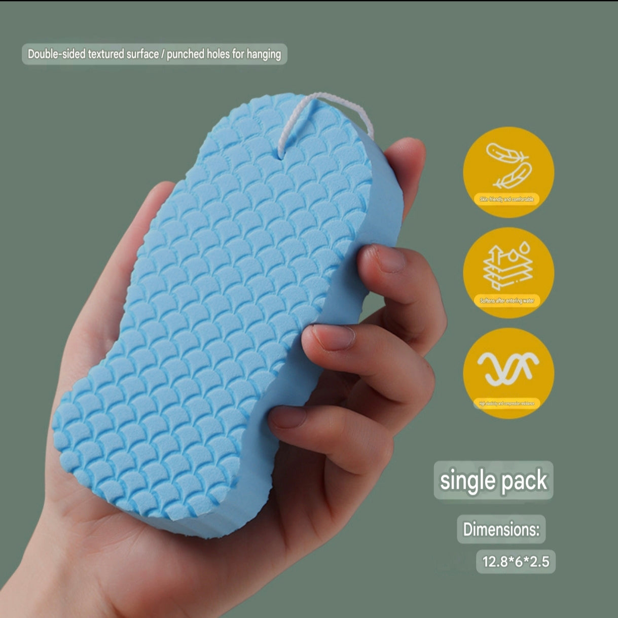 Three-Dimensional Baby Bath Sponge | 3D Exfoliating and Scrubbing Sponge - Image 30