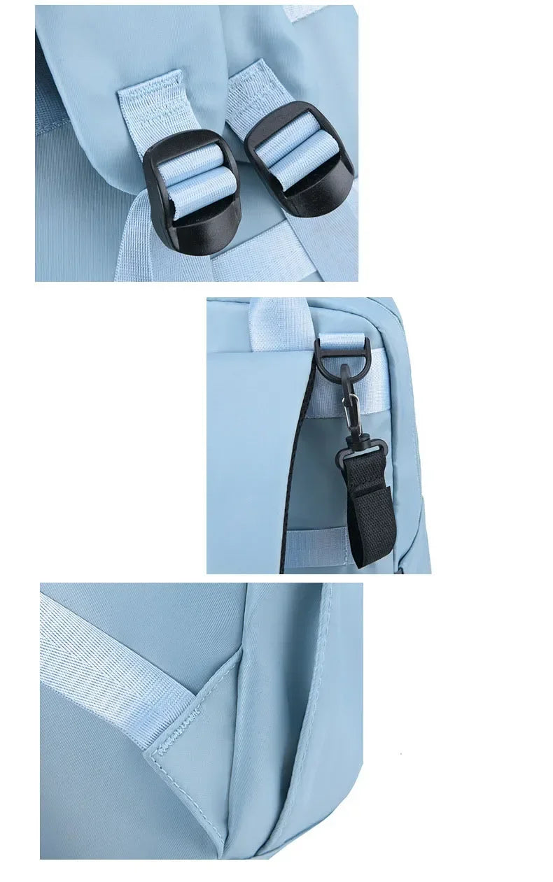 5-in-1 Diaper Bag Set with Large Bag, Small Bag, Bottle Bag, Food Bag, and Diaper Changing Pad - Image 14