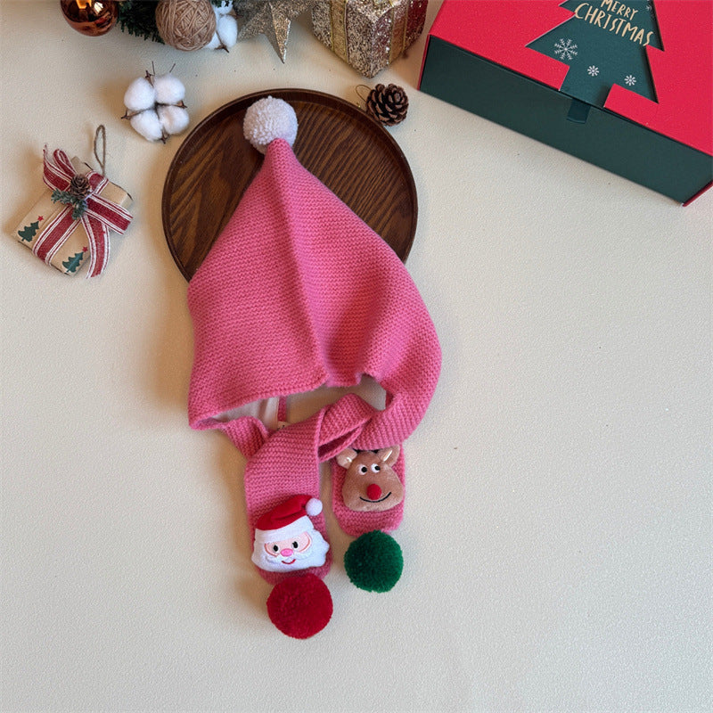 Cute Baby Christmas Hooded Scarf (1.5-6 years old, 47-52cm head circumference) | Ultra-Soft Baby Hood + Scarf for Cold Weather - Image 25