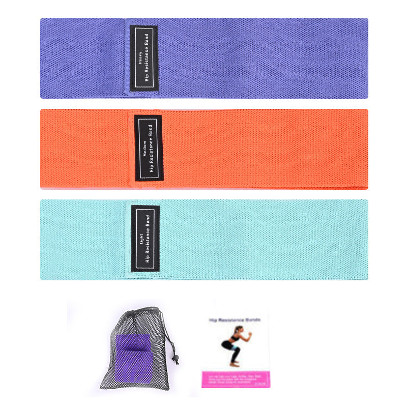 3-in-1 Hip Resistance Bands Set for Squat, Yoga, and Strength Training (3 pieces — Light, Medium and Heavy) - Image 5
