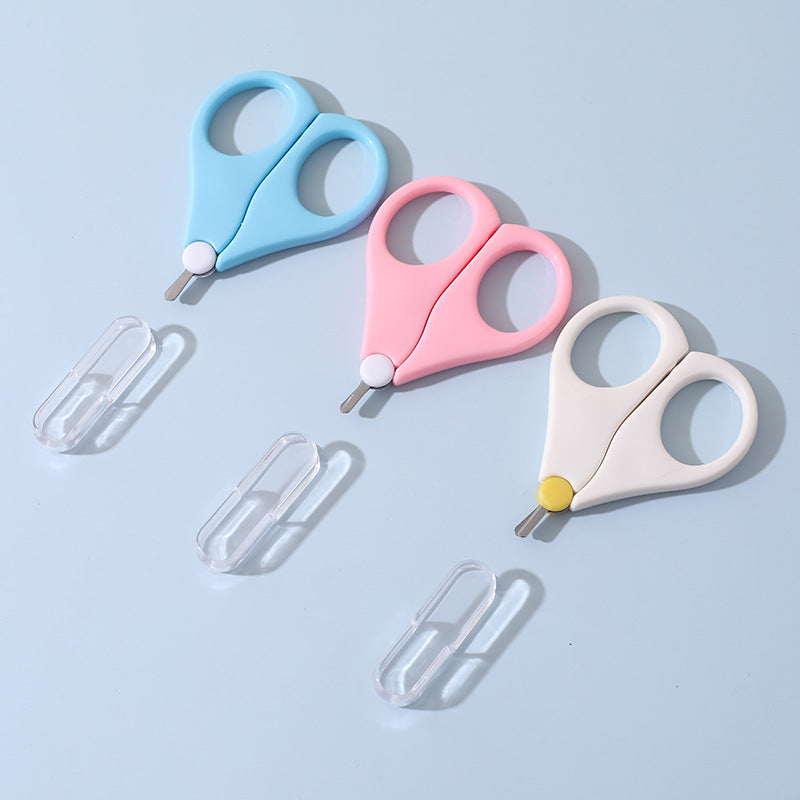 Rounded-Tip Baby Safety Scissors | Nail Trimming Scissors for Babies and Toddlers - Image 2