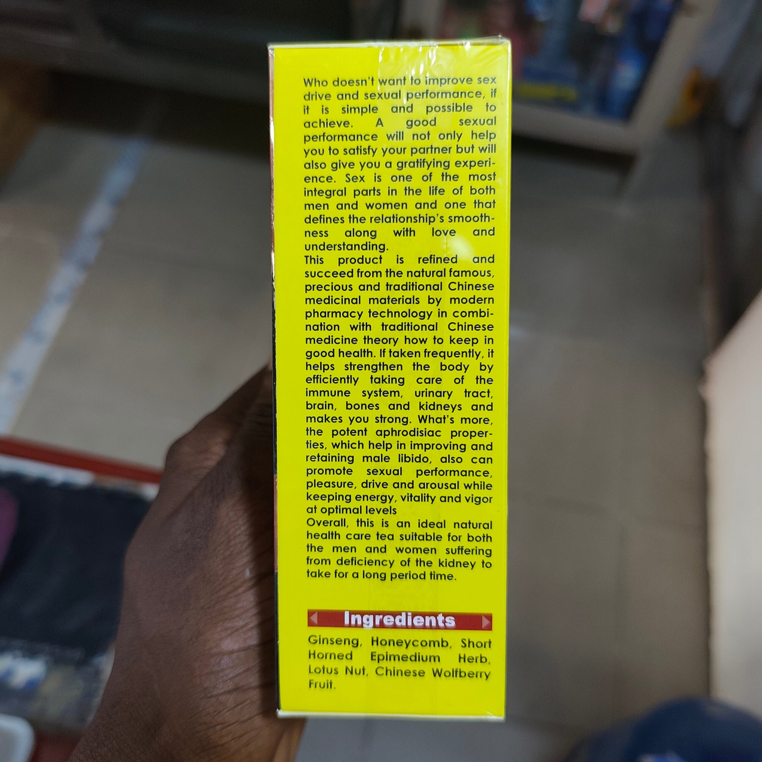 GREATEA Manhood Remedy Tea (2g × 20 teabags) | Herbal Tea for Libido, Energy, Vitality, and Sexual Performance - Image 2