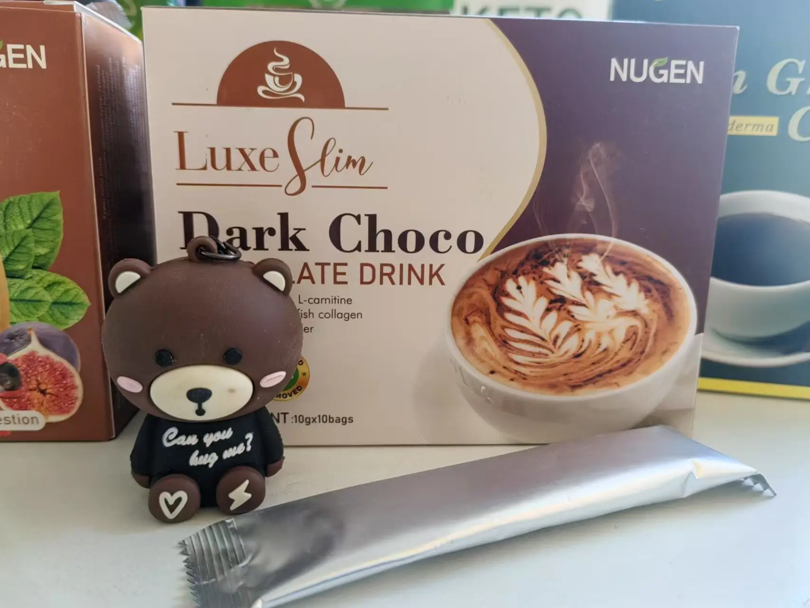 NUGEN Dark Choco Chocolate Drink with Cocoa, Arabica Coffee and L-Carnitine - Image 6