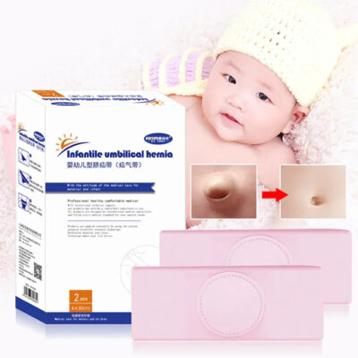 Infantile Umbilical Hernia Belt (for 0-12 months old, 2 pieces per pack, 6cm×45cm)